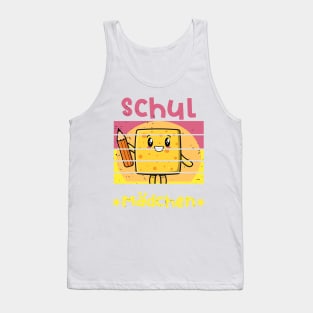 Schulmädchen 1. Klasse Smile Schulbeginn T shirt Tank Top